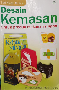 Desain Kemasan : Untuk produk makanan ringan