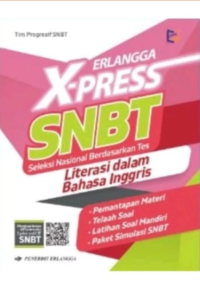 Erlangga X-Press SNBT : Literas dalam Bahasa Inggis DIPA 2024