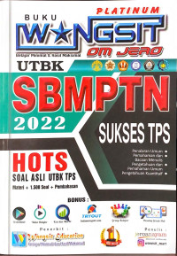 Wangsit UTBK SBMPTN 2022 : TPS