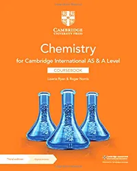Image of Chemistry for Cambridge International AS & A Level (Coursebook)