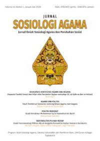 Jurnal Sosiologi Agama Vol. 17