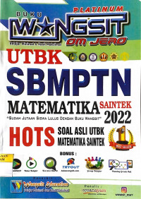 Image of Wangsit UTBK SBMPTN 2022 : Matematika Saintek